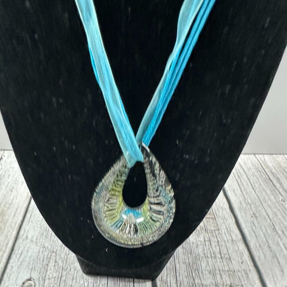 Murano Blue Glass Pendant